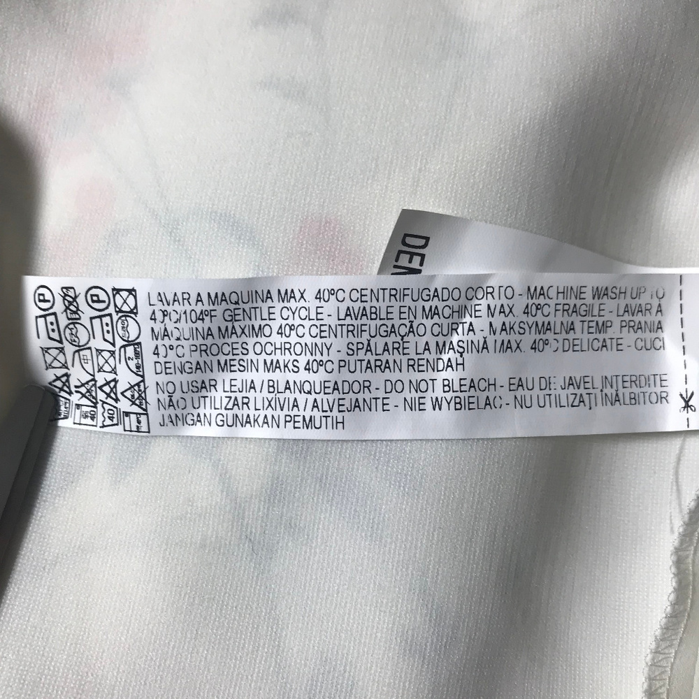 Zara Floral Crop Top Blouse Sz S (C01) - Picture 8 of 8